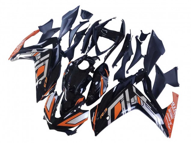 2015-2018 Yamaha YZF R3/R25 Motorcycle Fairings - Blue Orange Silver Yamalube UK Manufacturers
