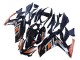2015-2018 Yamaha YZF R3/R25 Motorcycle Fairings - Blue Orange Silver Yamalube UK Manufacturers