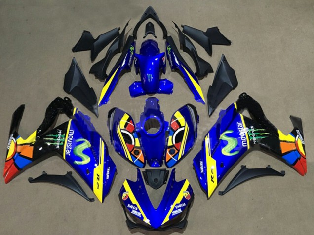 2015-2018 Yamaha YZF R3/R25 Motorcycle Fairings - Blue Yellow Red Black Green Monster UK Manufacturers