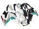 2015-2018 Yamaha YZF R3/R25 Motorcycle Fairings - White Green Glossy Black UK Manufacturers