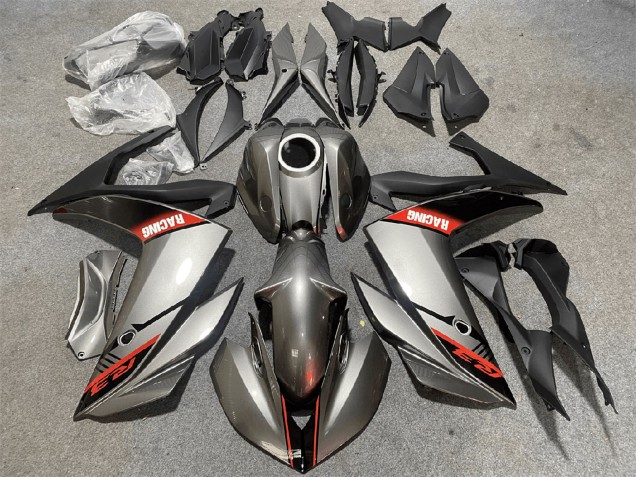 2015-2018 Yamaha YZF R3/R25 Motorcycle Fairings - Silver Red Black Racing UK Manufacturers