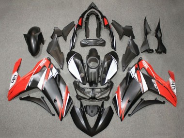 2015-2018 Yamaha YZF R3/R25 Motorcycle Fairings - White Red Matte Black 46 UK Manufacturers