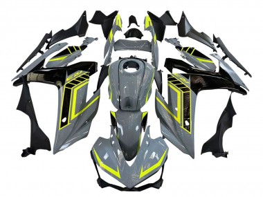 2015-2018 Yamaha YZF R3/R25 Motorcycle Fairings - Nardo Grey Neon Yellow Black UK Manufacturers