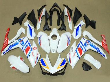 2015-2018 Yamaha YZF R3/R25 Motorcycle Fairings - White Blue Red Yamalube UK Manufacturers