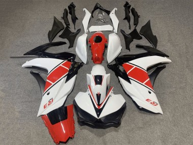 2015-2018 Yamaha YZF R3/R25 Motorcycle Fairing - White Red Black UK Manufacturers