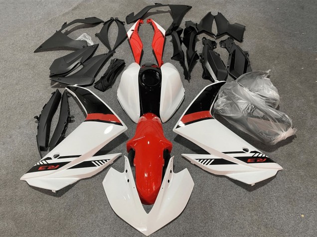 2015-2018 Yamaha YZF R3/R25 Motorcycle Fairing Kits - White Red Black UK Manufacturers