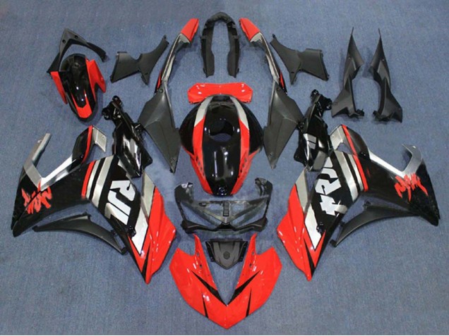 2015-2018 Yamaha YZF R3/R25 Motorcycle Fairings - Red Silver Glossy Black UK Manufacturers