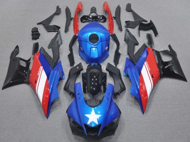 2015-2018 Yamaha YZF R3/R25 Motorcycle Fairings - Blue White Red Black UK Manufacturers