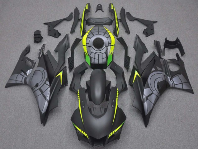 2019-2021 Yamaha YZF R3/R25 Motorcycle Fairings - Yellow Grey Matte Black UK Manufacturers
