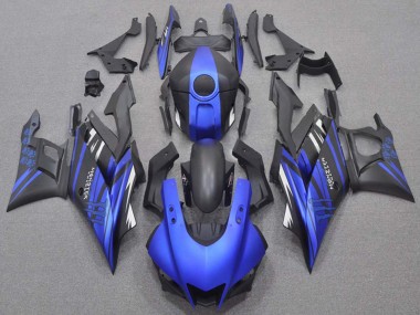 2019-2021 Yamaha YZF R3/R25 Motorcycle Fairings - Blue Matte Black Monster UK Manufacturers