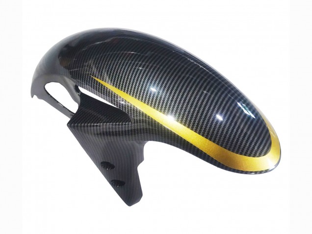 2019-2021 Yamaha YZF R3/R25 Motorcycle Fairings - Gold Black Carbon Fiber UK Manufacturers