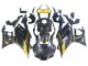 2019-2021 Yamaha YZF R3/R25 Motorcycle Fairings - Gold Black Carbon Fiber UK Manufacturers