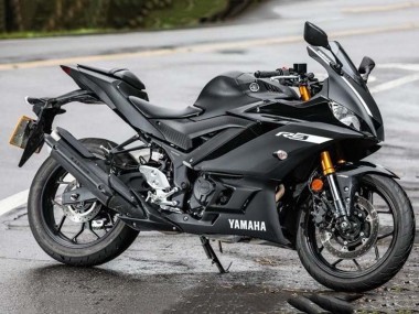 2019-2021 Yamaha YZF R3/R25 Motorcycle Fairings - Matte Black Silver UK Manufacturers