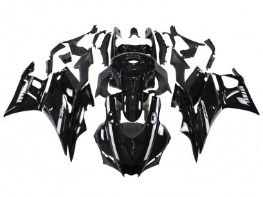 2019-2021 Yamaha YZF R3/R25 Motorcycle Fairings - Glossy Black White UK Manufacturers