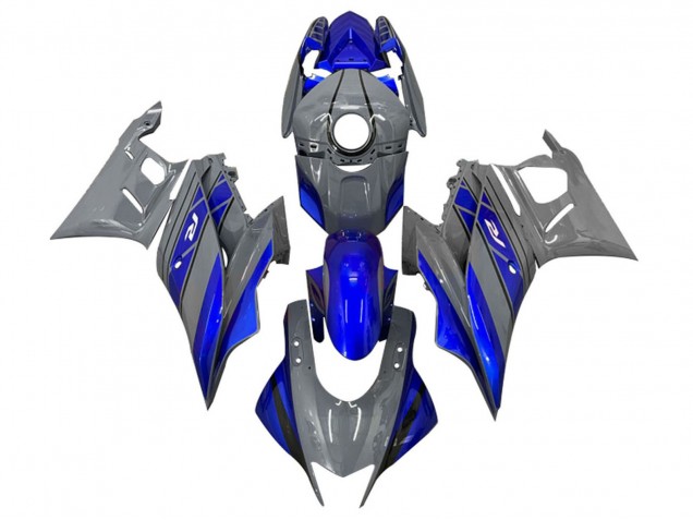 2019-2021 Yamaha YZF R3/R25 Motorcycle Fairings - Grey Blue Black UK Manufacturers
