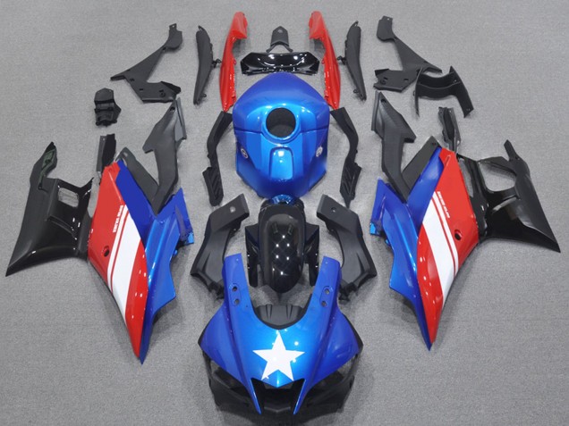 2022-2024 Yamaha YZF R3/R25 Motorcycle Fairing Kits - Blue White Red Black UK Manufacturers
