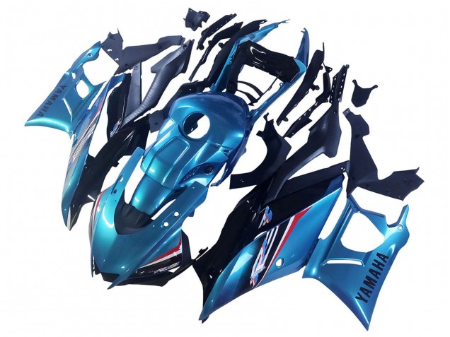 2022-2024 Yamaha YZF R3/R25 Motorcycle Fairing - Blue White Red Black UK Manufacturers