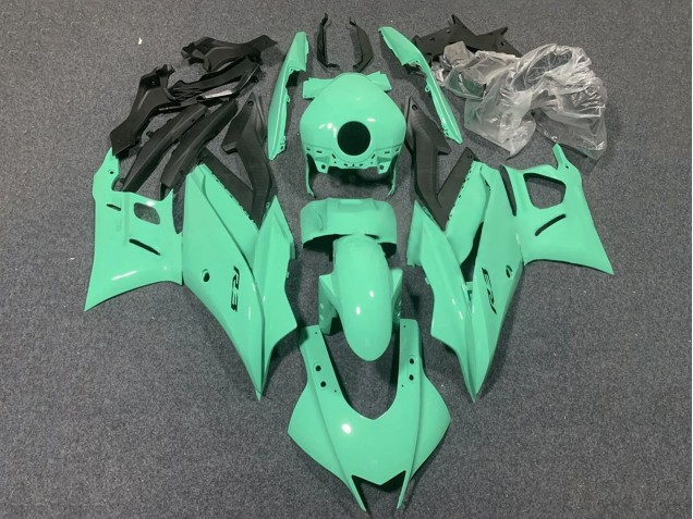 2022-2024 Yamaha YZF R3/R25 Motorcycle Fairings - Light Green UK Manufacturers