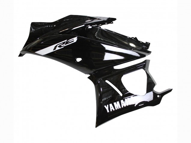 2022-2024 Yamaha YZF R3/R25 Motorcycle Fairings - Glossy Black UK Manufacturers