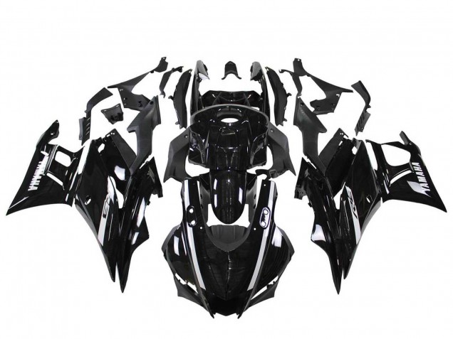 2022-2024 Yamaha YZF R3/R25 Motorcycle Fairings - Glossy Black UK Manufacturers