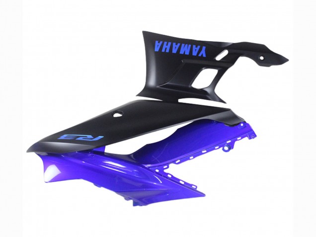 2022-2024 Yamaha YZF R3/R25 Motorcycle Fairing - Blue Matte Black UK Manufacturers