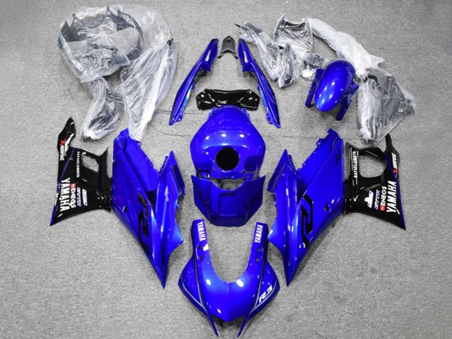 2022-2024 Yamaha YZF R3/R25 Motorcycle Fairings - Blue Black ENEOS UK Manufacturers