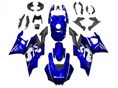 2022-2024 Yamaha YZF R3/R25 Motorcycle Fairings - Blue White Black MoviStar ENEOS UK Manufacturers