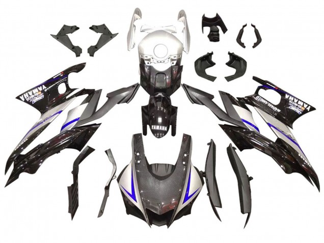 2022-2024 Yamaha YZF R3/R25 Motorcycle Fairing Kits - Silver Blue Black Carbon Fiber Style UK Manufacturers