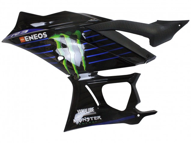 2022-2024 Yamaha YZF R3/R25 Motorcycle Fairings - Blue Green Black Monster Yamalube ENEOS UK Manufacturers