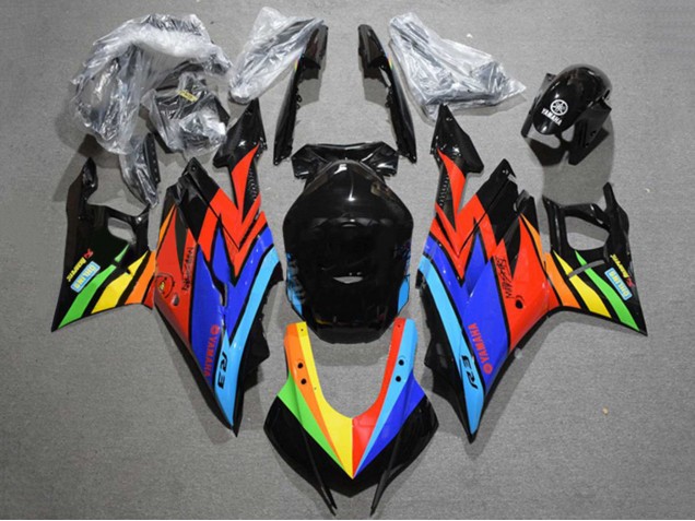 2022-2024 Yamaha YZF R3/R25 Motorcycle Fairings - Glossy Black Blue Red Yellow Green UK Manufacturers