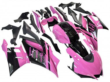 2022-2024 Yamaha YZF R3/R25 Motorcycle Fairings - Pink Glossy Black Monster UK Manufacturers