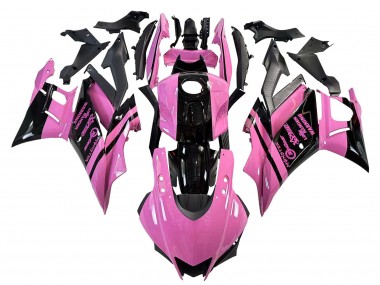 2022-2024 Yamaha YZF R3/R25 Motorcycle Fairings - Pink Glossy Black Monster UK Manufacturers