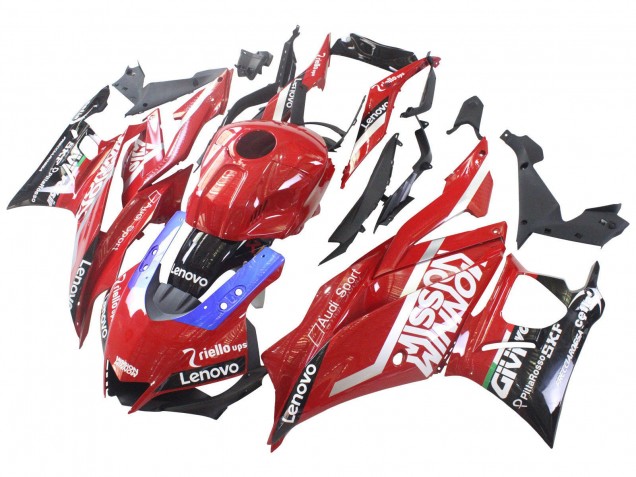 2022-2024 Yamaha YZF R3/R25 Motorcycle Fairings - Red Blue Black Lenovo Valsir UK Manufacturers