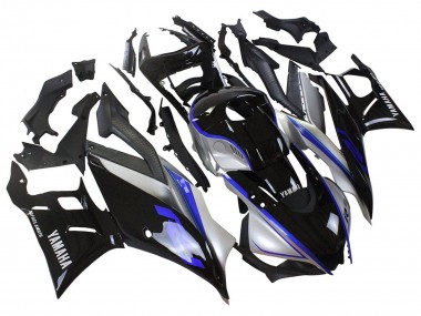 2022-2024 Yamaha YZF R3/R25 Motorcycle Fairings - Silver Blue Glossy Black UK Manufacturers