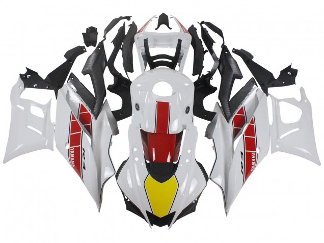 2022-2024 Yamaha YZF R3/R25 Motorcycle Fairings - White Red Yellow Black UK Manufacturers