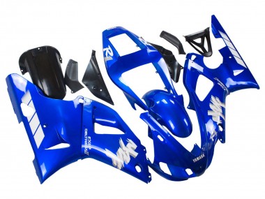 1998-1999 Yamaha YZF 1000 R1 Motorcycle Fairings - Blue White UK Manufacturers