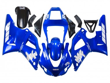 1998-1999 Yamaha YZF 1000 R1 Motorcycle Fairings - Blue White UK Manufacturers