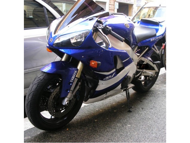 1998-1999 Yamaha YZF 1000 R1 Motorcycle Fairings - White Blue Black UK Manufacturers