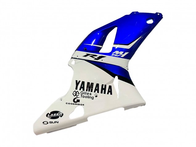 1998-1999 Yamaha YZF 1000 R1 Motorcycle Fairings - White Blue Black UK Manufacturers