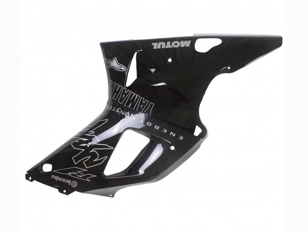 2000-2001 Yamaha YZF 1000 R1 Motorcycle Fairings - Glossy Black White Monster Motul UK Manufacturers