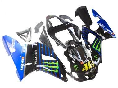 2000-2001 Yamaha YZF 1000 R1 Motorcycle Fairings - Blue Black Green Monster Yamalube ENEOS 46 UK Manufacturers