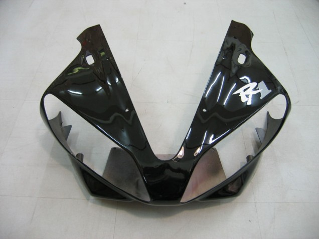 2000-2001 Yamaha YZF 1000 R1 Motorcycle Fairings - Glossy Black White Decal UK Manufacturers
