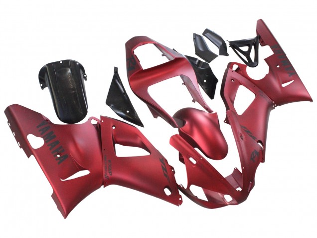 2000-2001 Yamaha YZF 1000 R1 Motorcycle Fairings - Matte Red UK Manufacturers