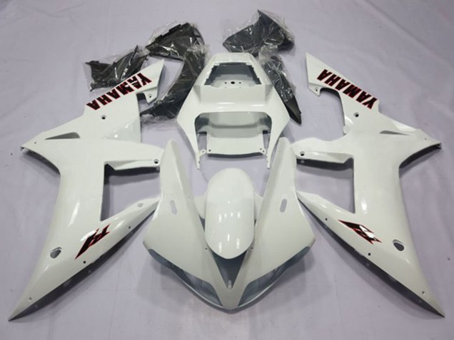 2002-2003 Yamaha YZF 1000 R1 Motorcycle Fairings - Pearl White Black UK Manufacturers