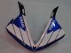 2009-2011 Yamaha YZF 1000 R1 Motorcycle Fairings - White Blue Black M1 UK Manufacturers