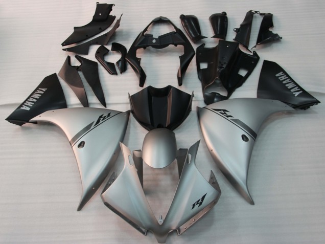 2009-2011 Yamaha YZF 1000 R1 Motorcycle Fairing - Silver Black UK Manufacturers