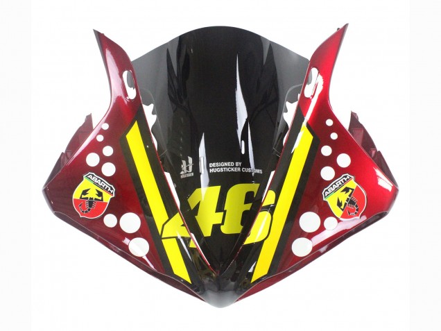 2009-2011 Yamaha YZF 1000 R1 Motorcycle Fairings - Red Yellow Black Shark 46 UK Manufacturers
