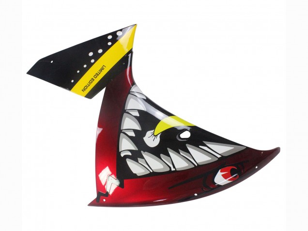 2009-2011 Yamaha YZF 1000 R1 Motorcycle Fairings - Red Yellow Black Shark 46 UK Manufacturers