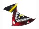 2009-2011 Yamaha YZF 1000 R1 Motorcycle Fairings - Red Yellow Black Shark 46 UK Manufacturers