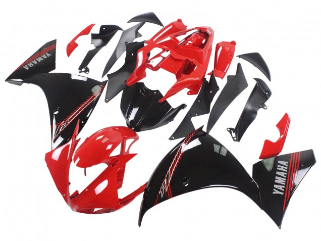 2009-2011 Yamaha YZF 1000 R1 Motorcycle Fairing - Red Black UK Manufacturers